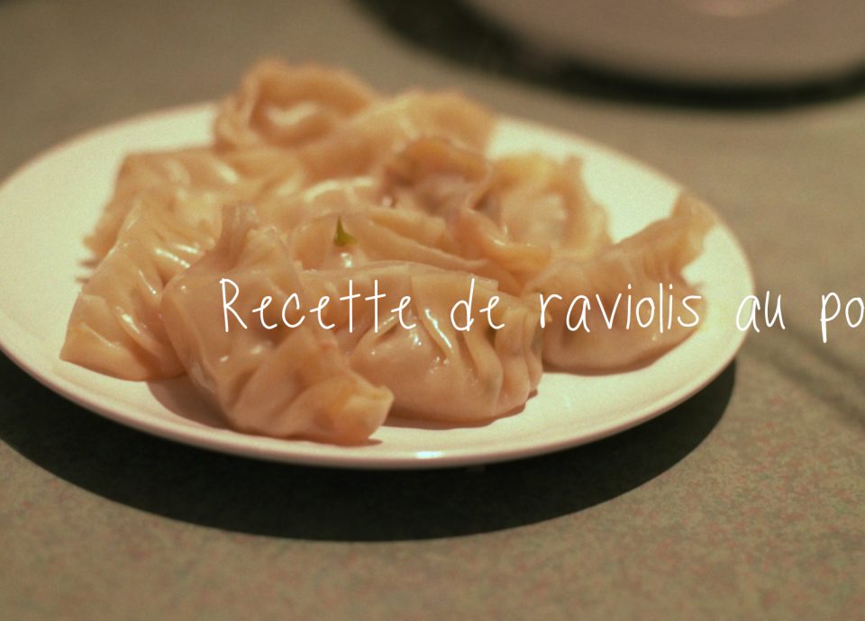 Nouvel an chinois - recette raviolis au porc